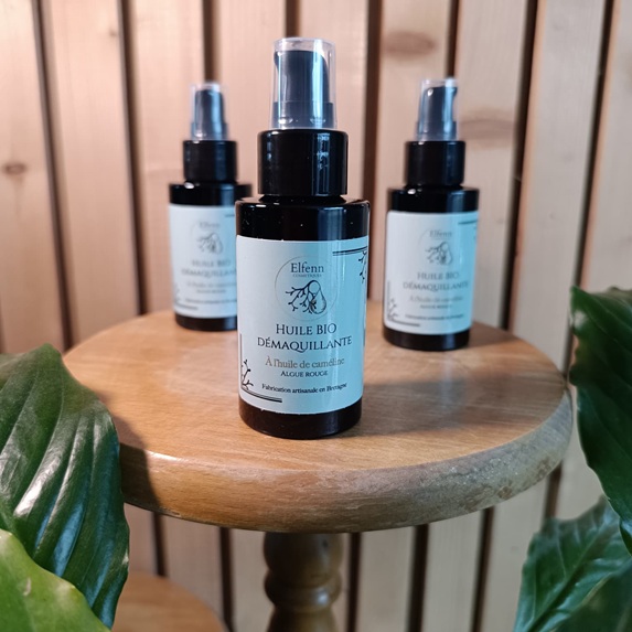 Huile démaquillante - Elfenn - Fabriqué en Bretagne