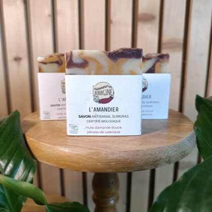 Savon Amandier - Savonnerie aubergine - Fabriqué en Bretagne