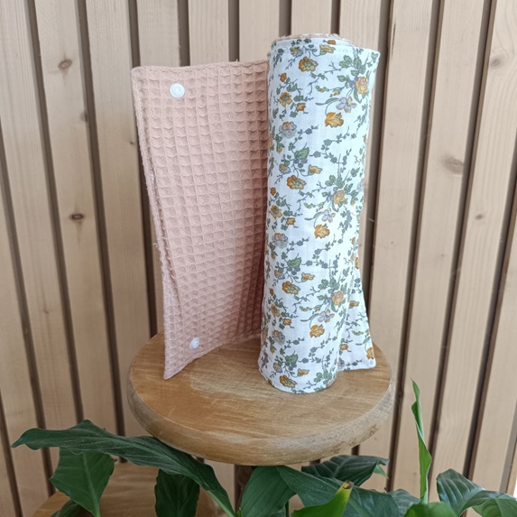 Essuie tout - Les nuances de Rose - Fabriqué en Bretagne à Lanvallay - Zéro déchets